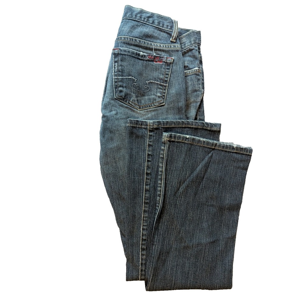Blue Cult Denim Vintage Y2K Women's Size 28 Blue Wash low rise Bootcut Jeans